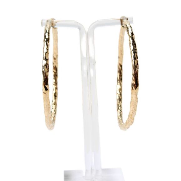 Jennifer Fisher Jewelry - Jennifer Fisher Womens Gold Tone + 14K Posts Hailey Hoops 2.5"